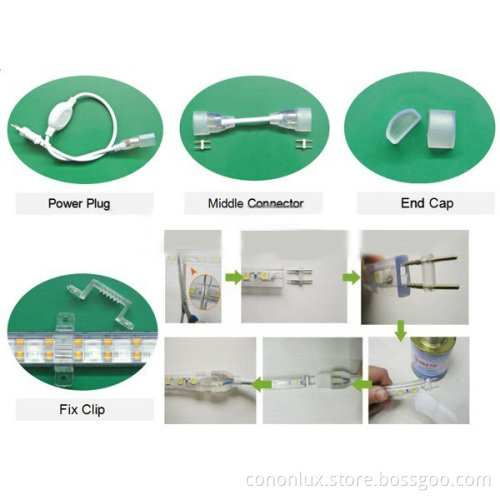 Customized led flexible neon strip light 5050